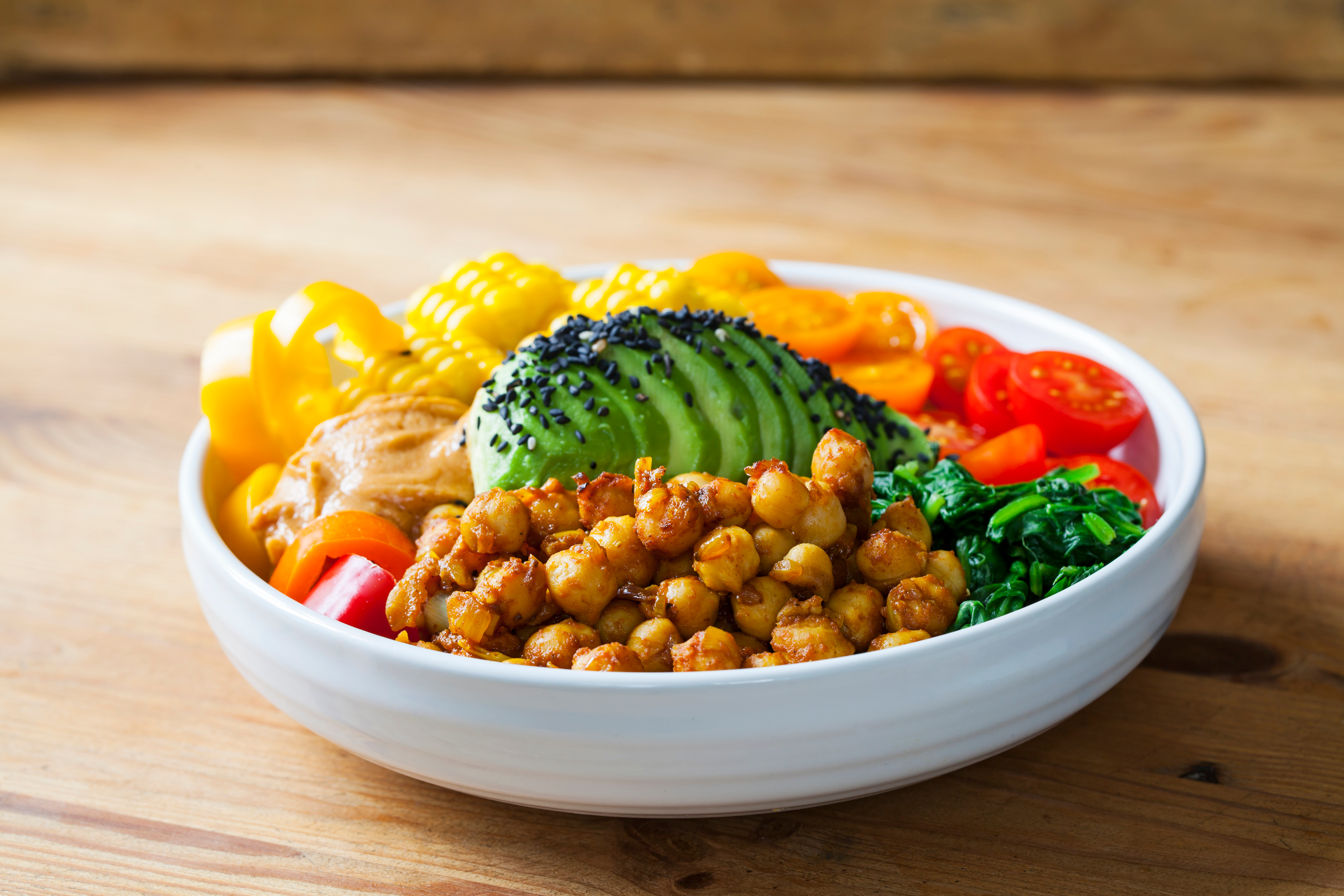 A veggie bowl that shows how to thrive on a plant-based diet